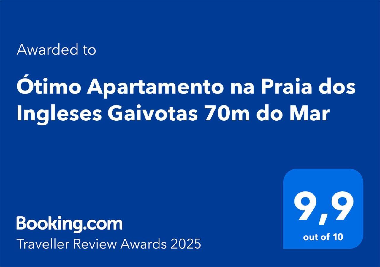 Otimo Apartamento Na Praia Dos Ingleses Gaivotas 70M Do Mar Florianópolis Buitenkant foto